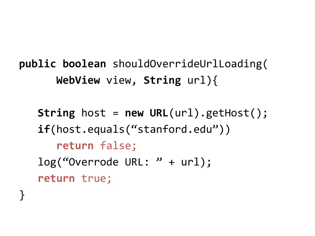 public boolean shouldoverrideurlloading webview 2