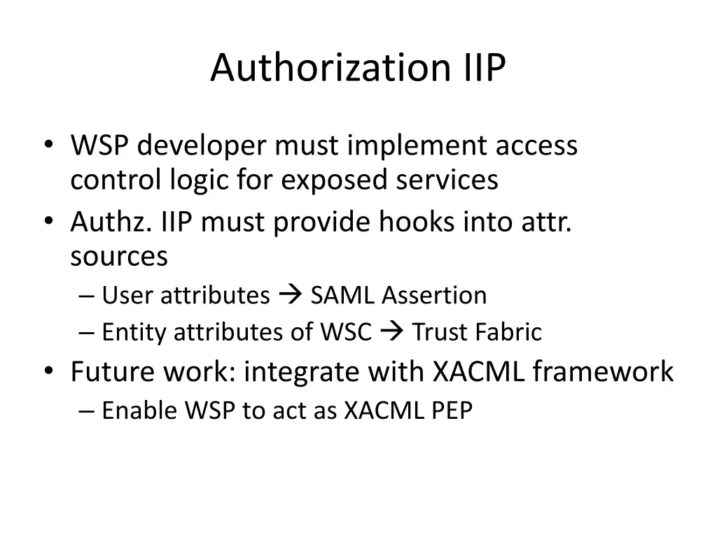 authorization iip