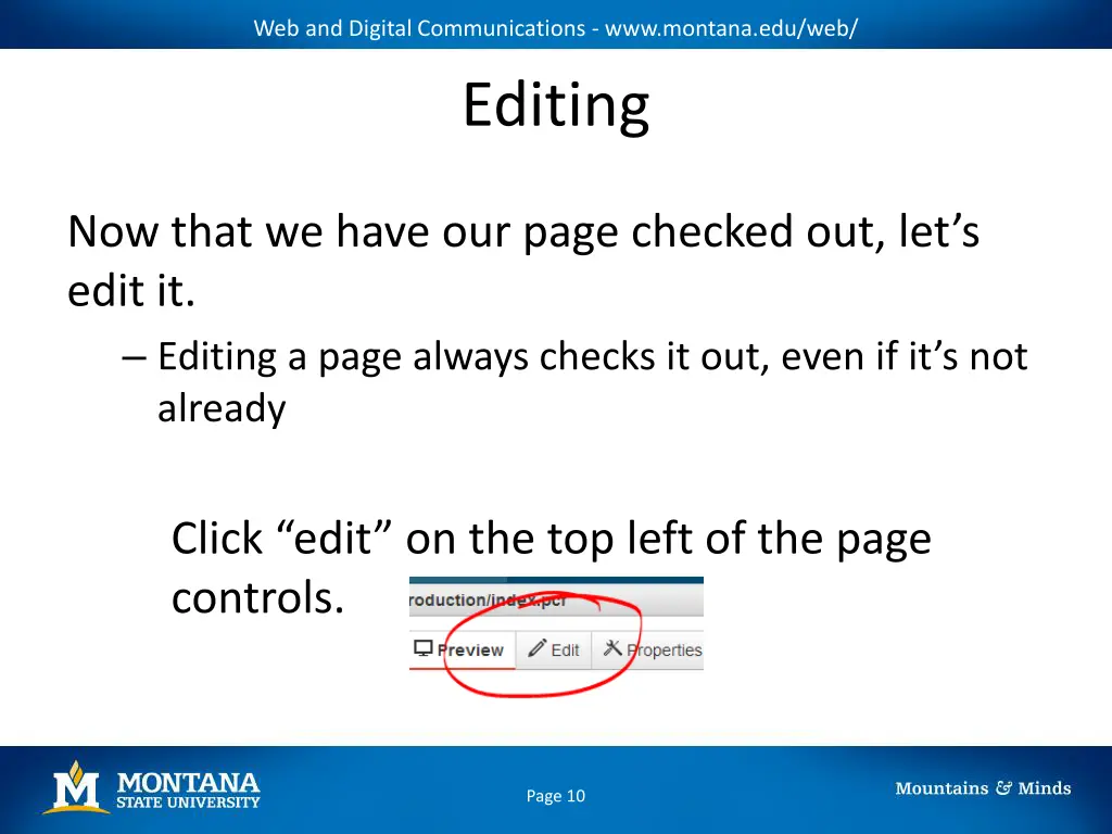 web and digital communications www montana edu web 8