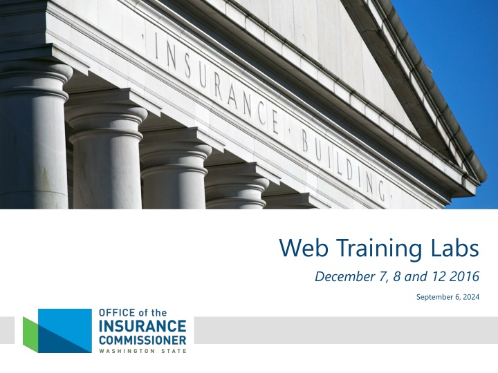 web training labs december 7 8 and 12 2016