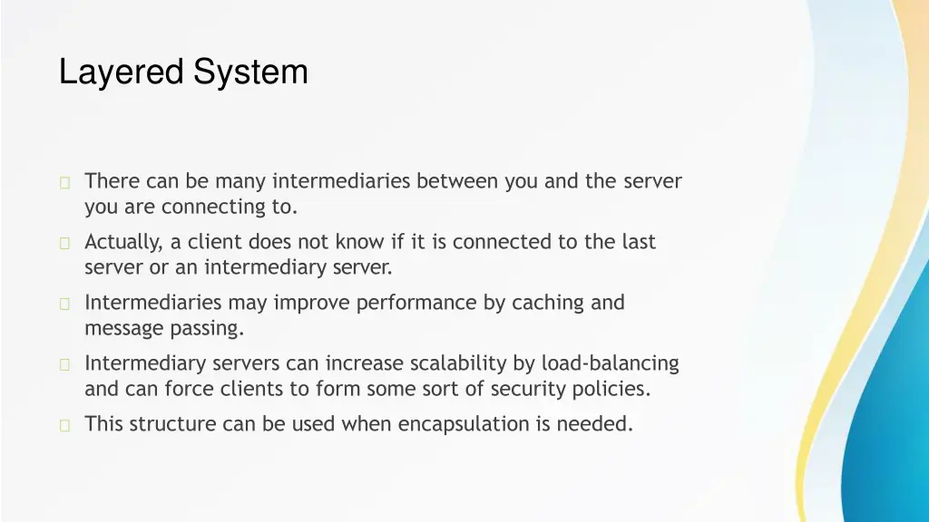 layered system