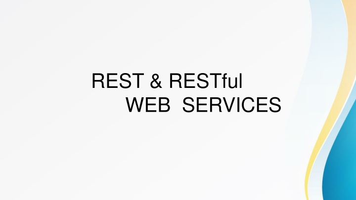 rest restful web services