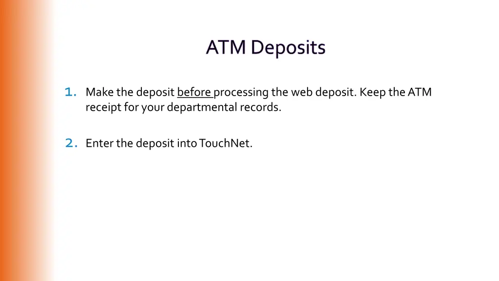 atm deposits