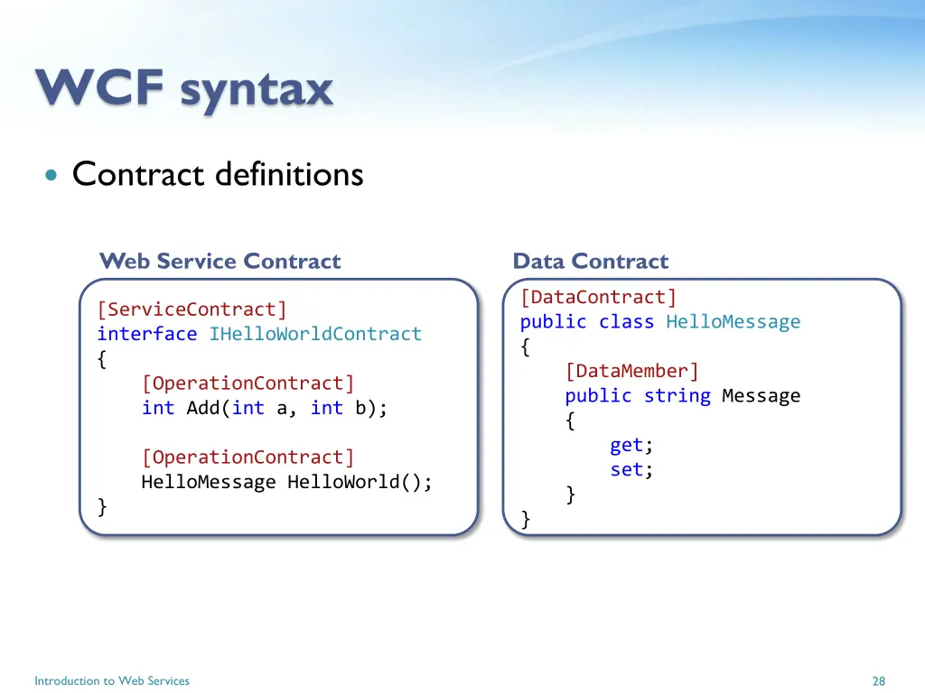 wcf syntax 1