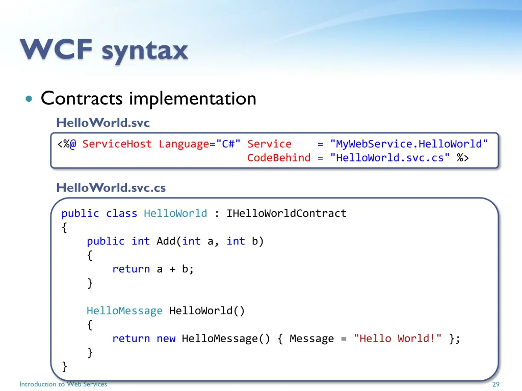 wcf syntax 2