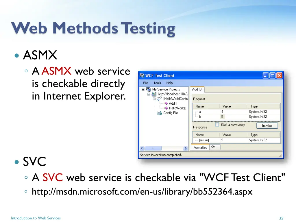 web methods testing