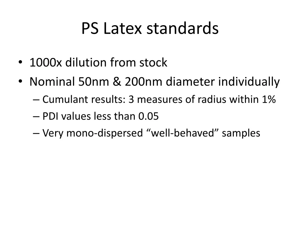 ps latex standards