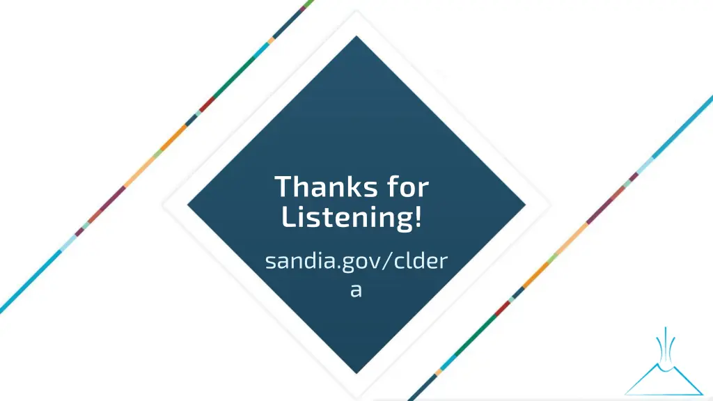 thanks for listening sandia gov clder a