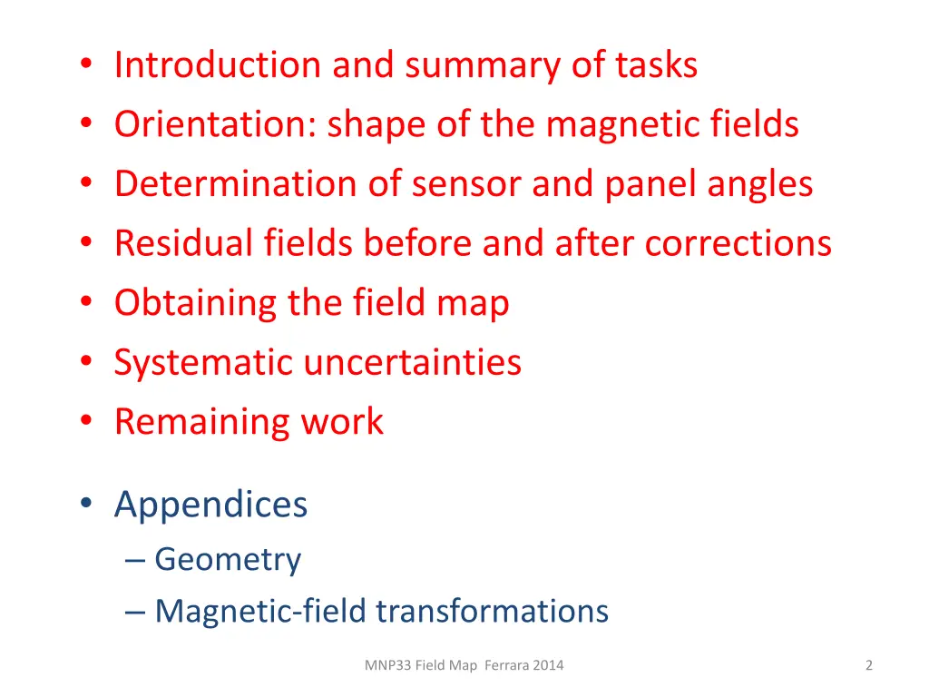 introduction and summary of tasks orientation