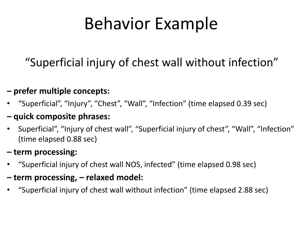 behavior example