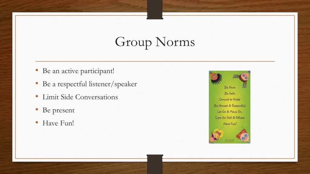 group norms