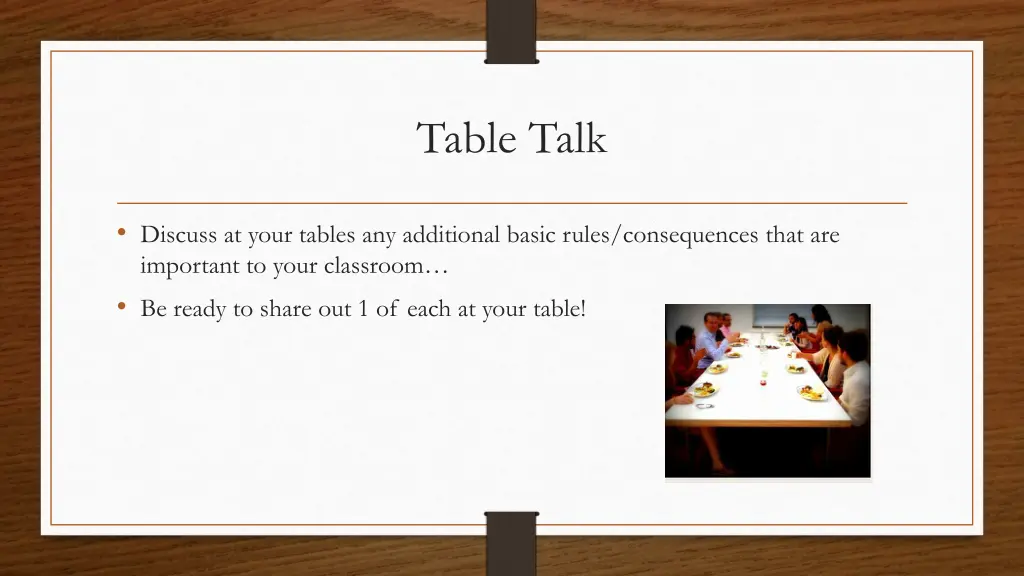 table talk 1