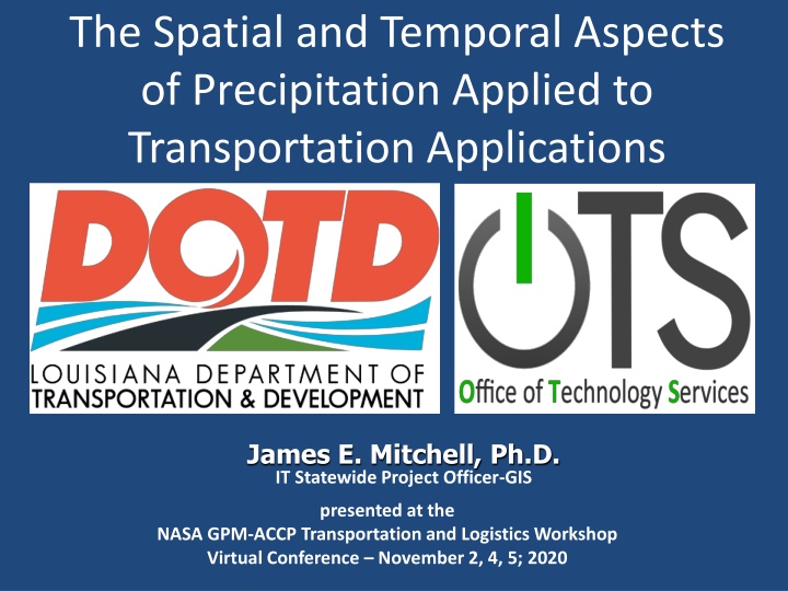 the spatial and temporal aspects of precipitation