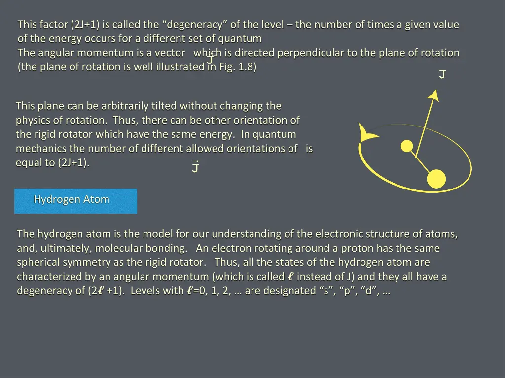 this factor 2j 1 is called the degeneracy