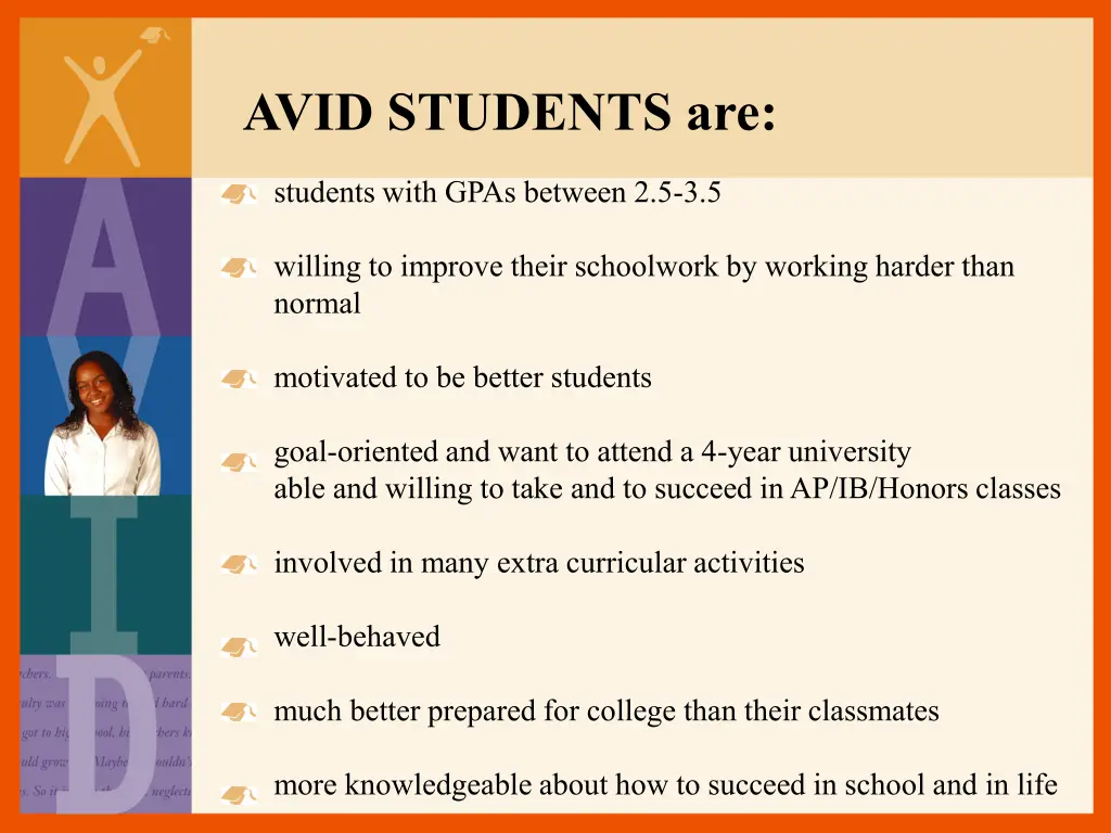 avid students are