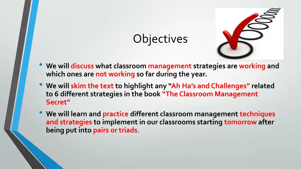 objectives