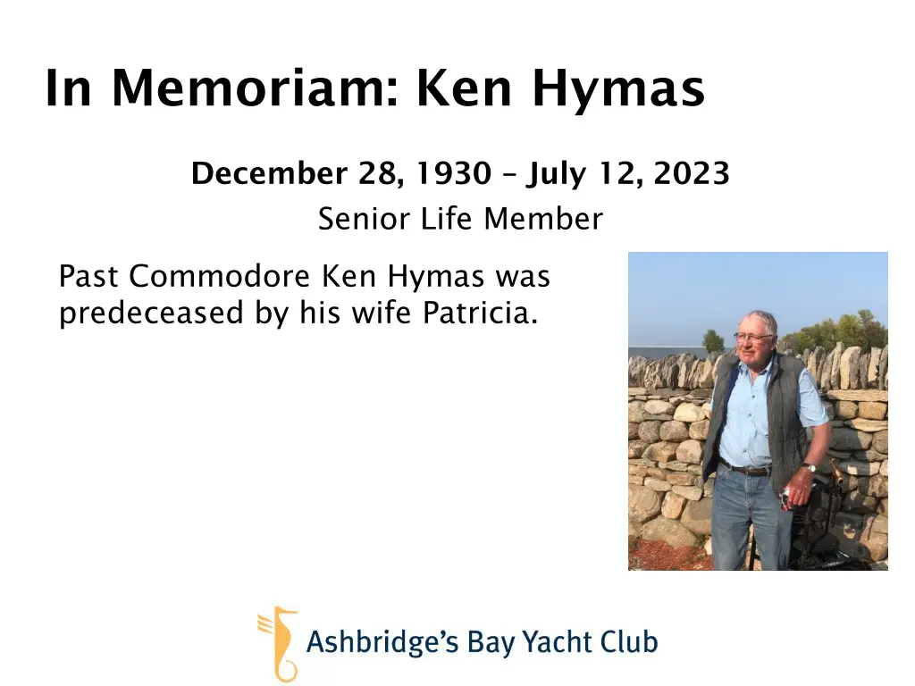 in memoriam ken hymas