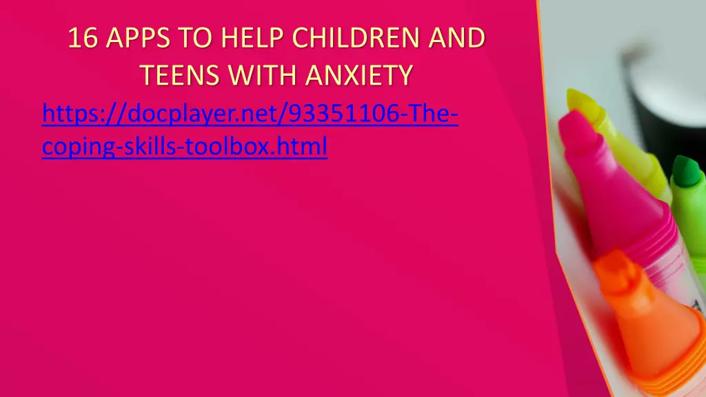 16 apps to help children and teens with anxiety