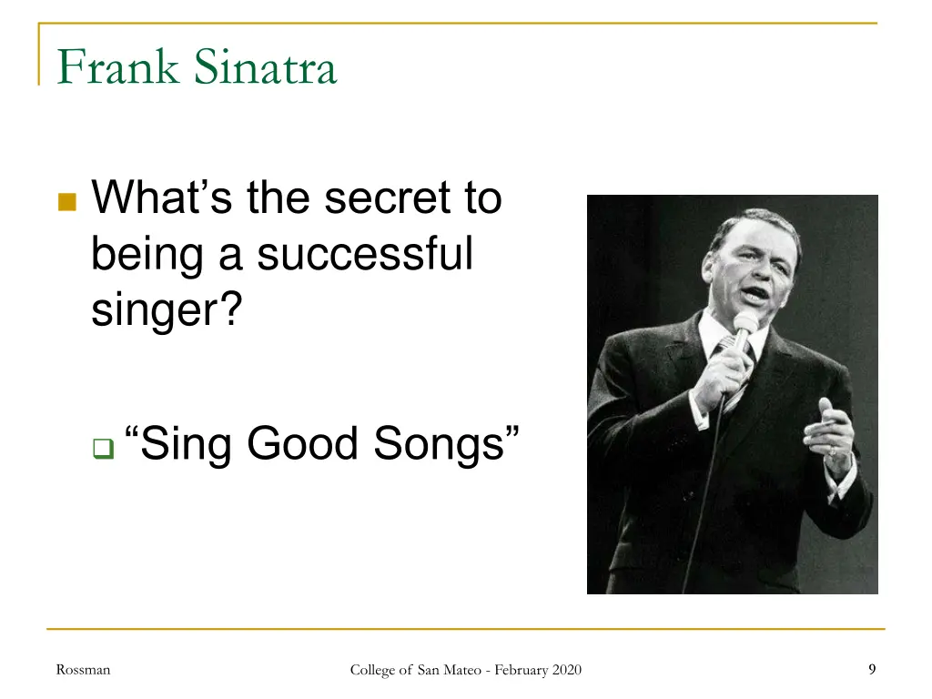 frank sinatra