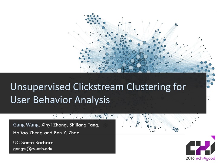 unsupervised clickstream clustering for user