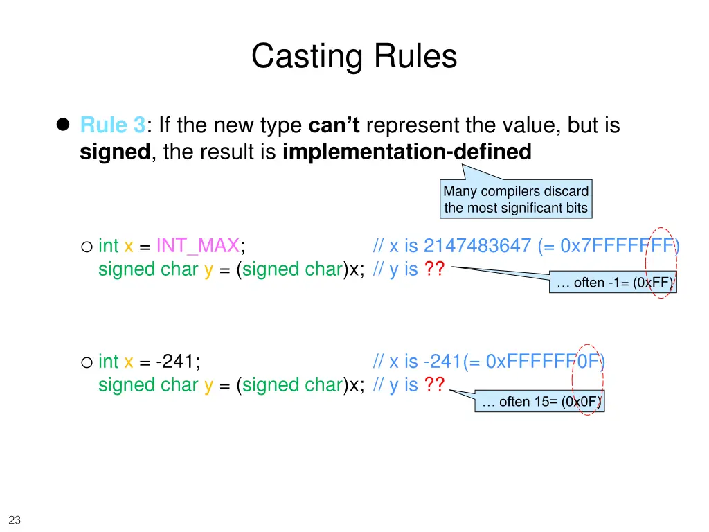 casting rules 2