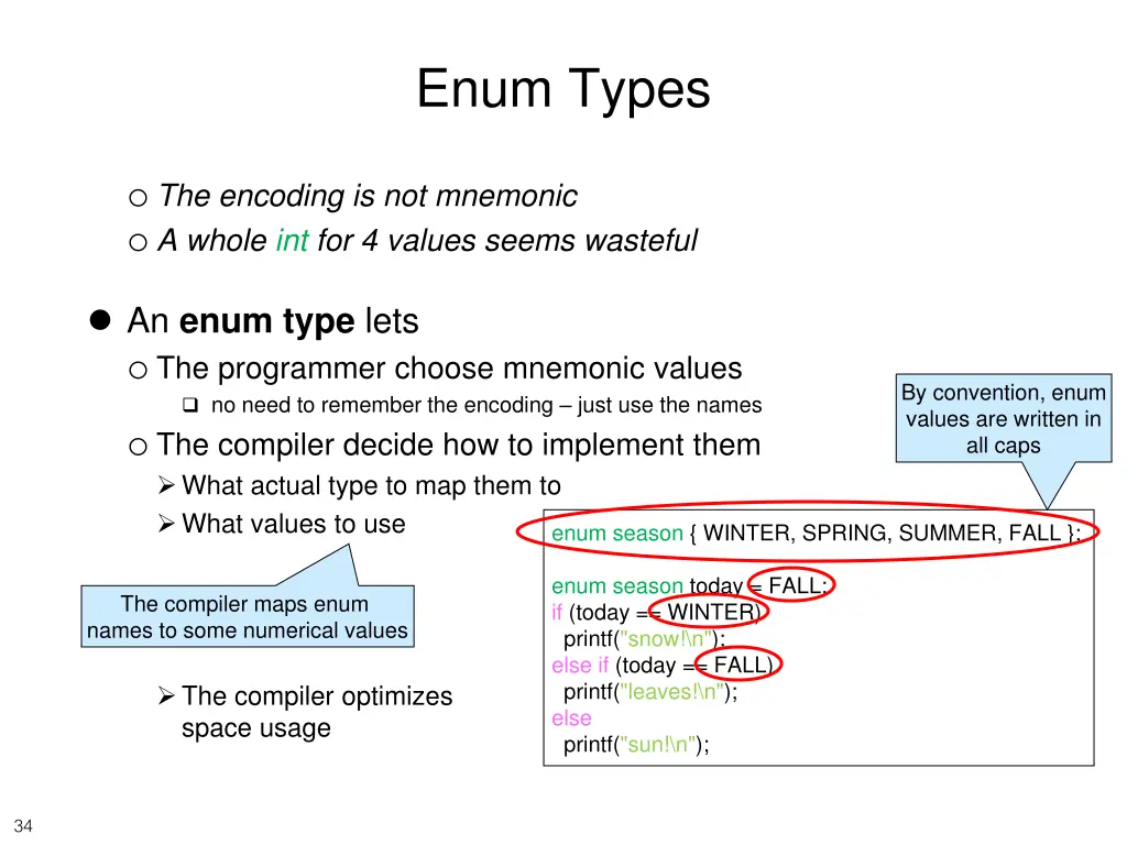 enum types