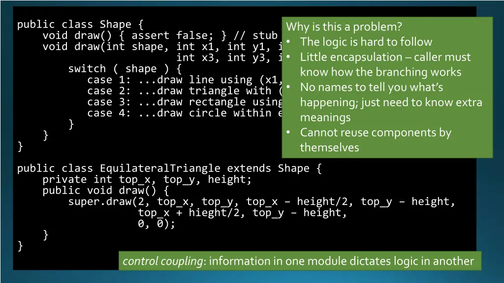 public class shape void draw assert false stub 1