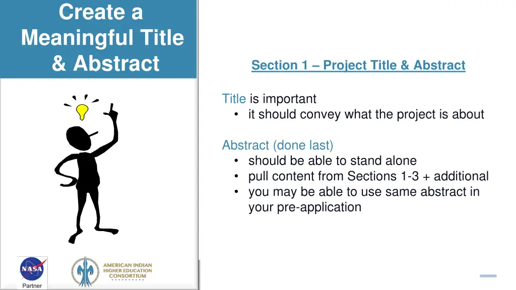 create a meaningful title abstract