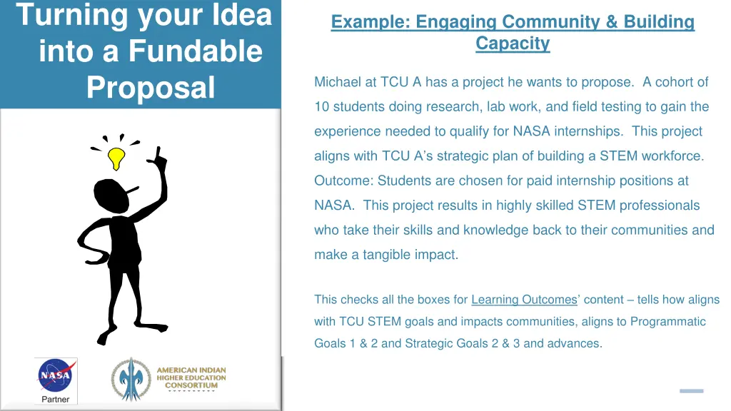 turning your idea into a fundable proposal 2