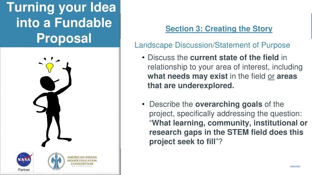 turning your idea into a fundable proposal 3