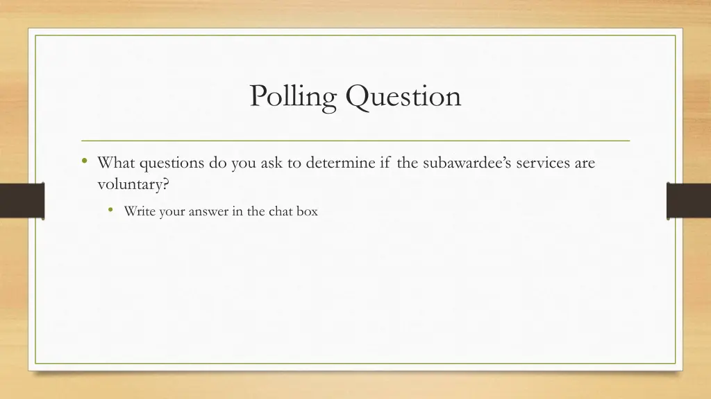 polling question 4