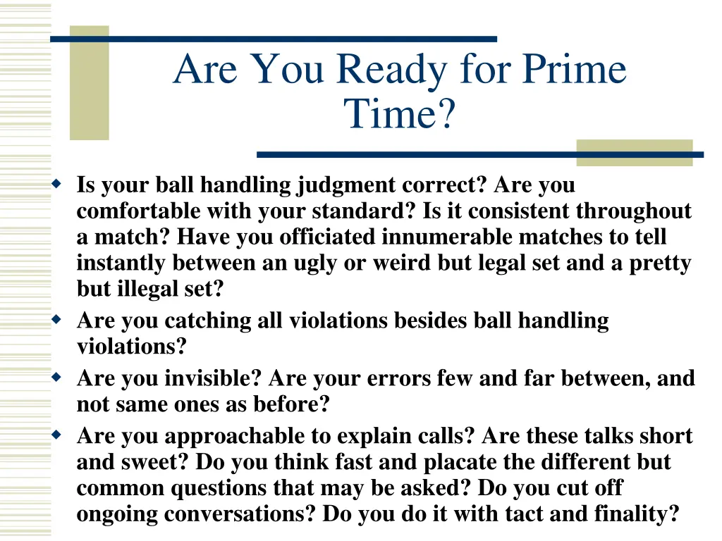 are you ready for prime time 2