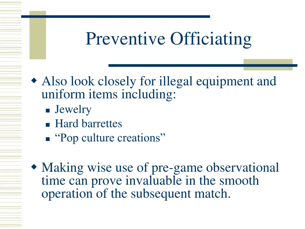 preventive officiating 1