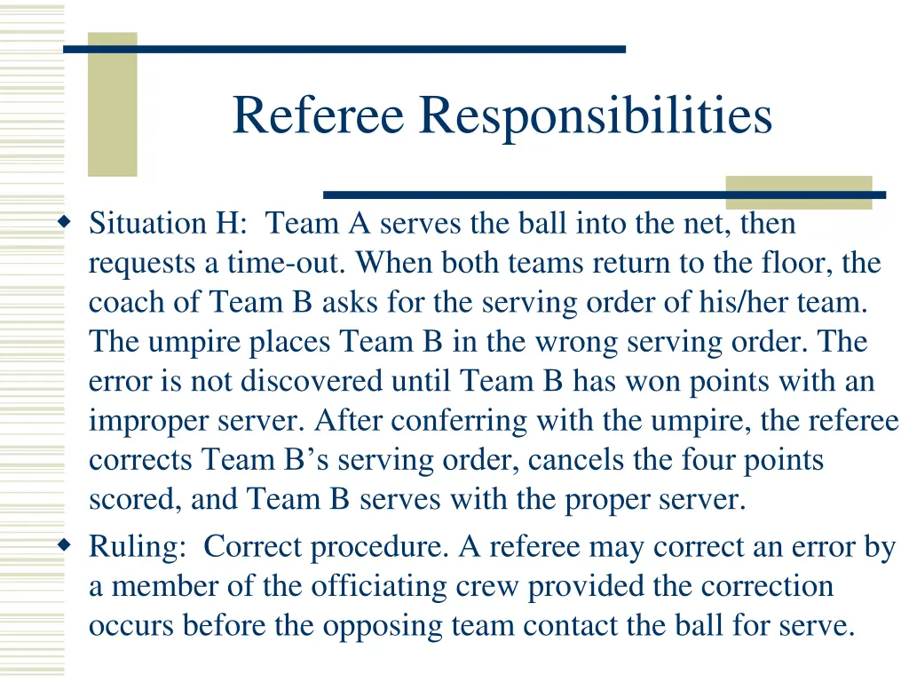 referee responsibilities 7