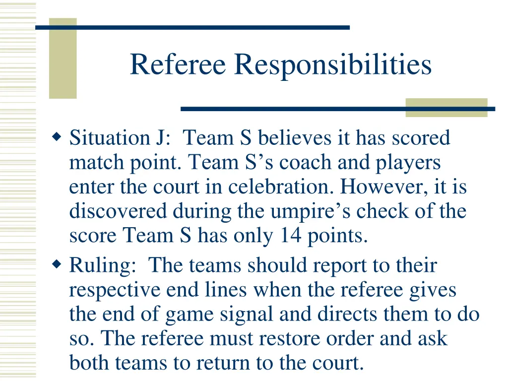 referee responsibilities 9