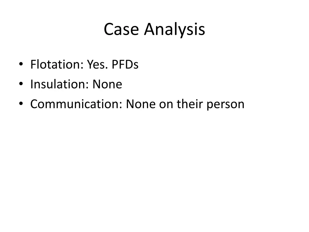 case analysis 1