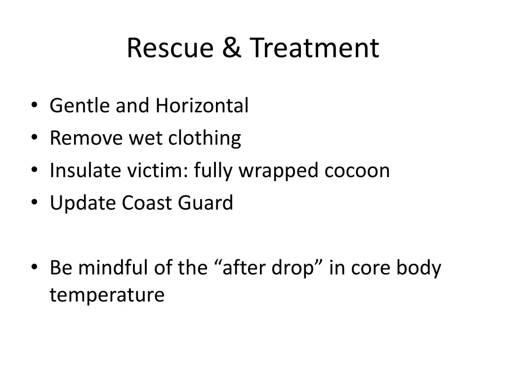 rescue treatment