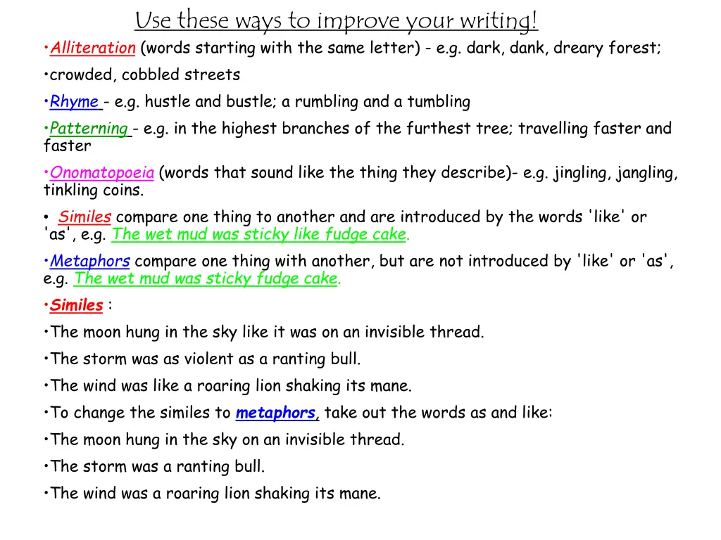 use these ways to improve your writing