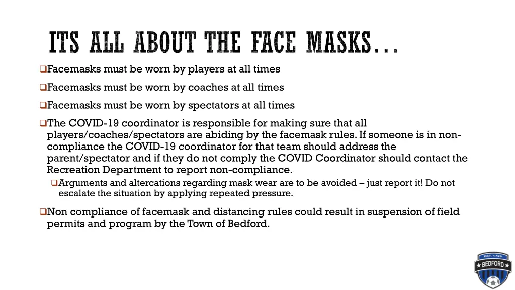 its all about the face masks facemasks must