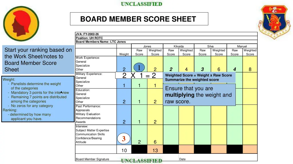 board member score sheet 1