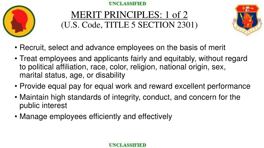 merit principles 1 of 2 u s code title 5 section