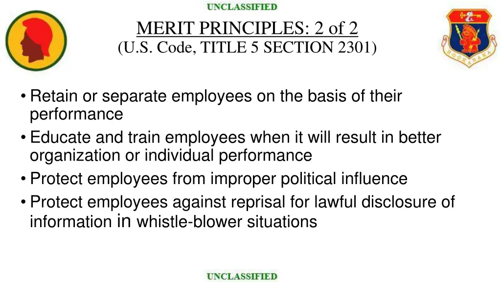 merit principles 2 of 2 u s code title 5 section