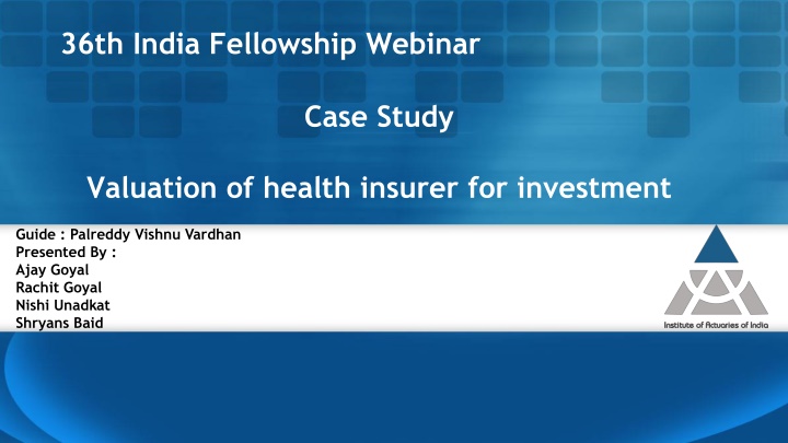 36th india fellowship webinar