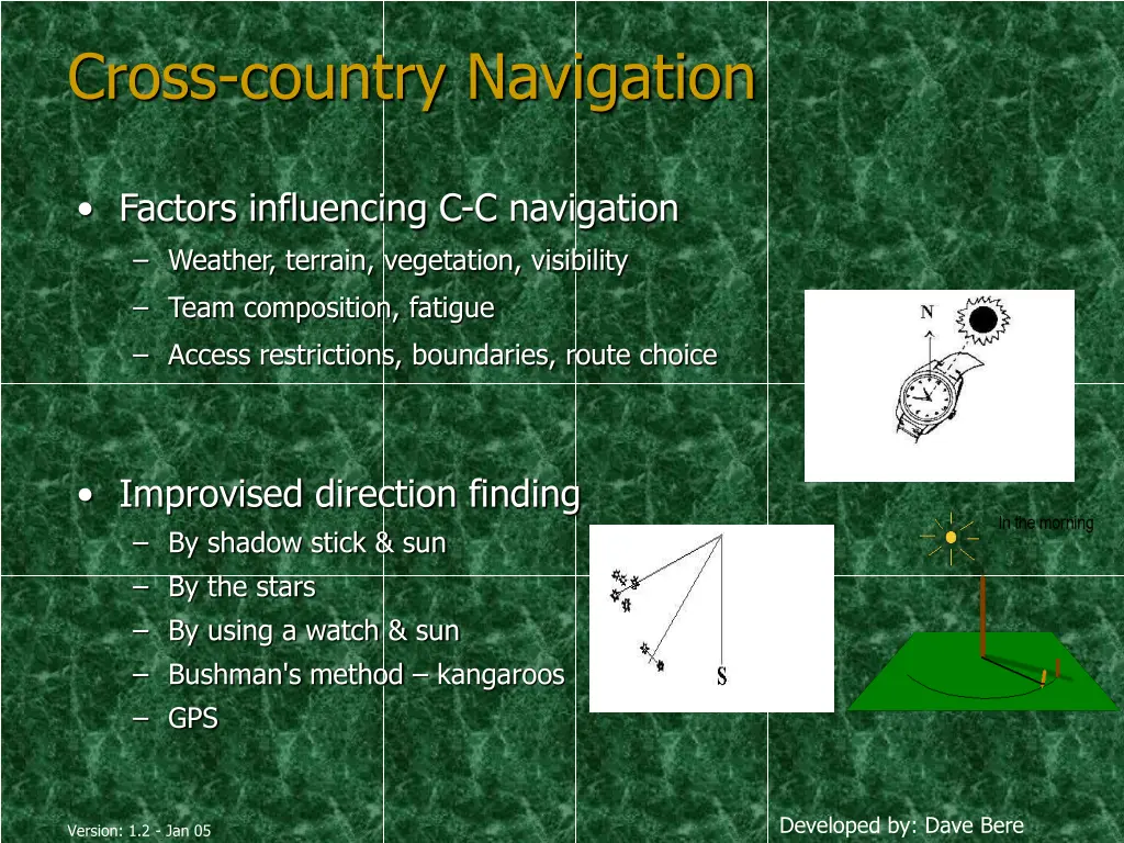 cross country navigation