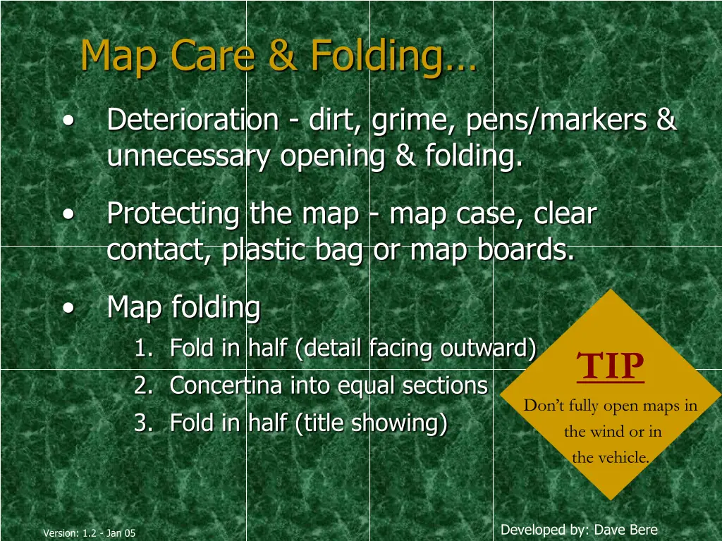 map care folding