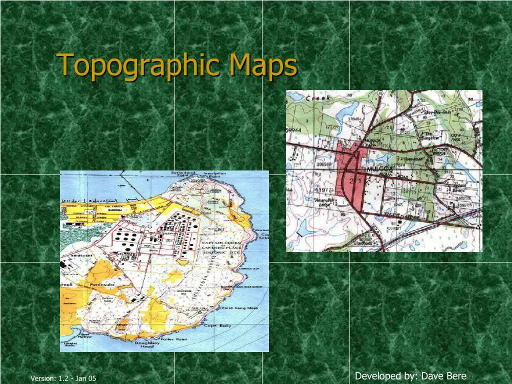 topographic maps