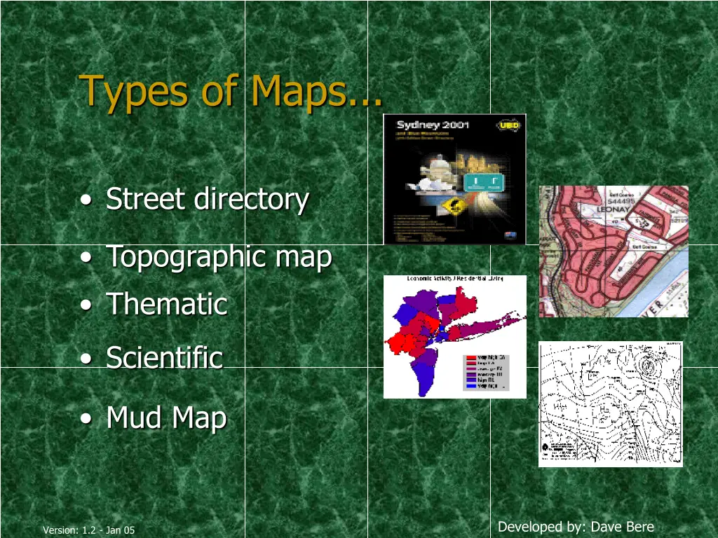 types of maps