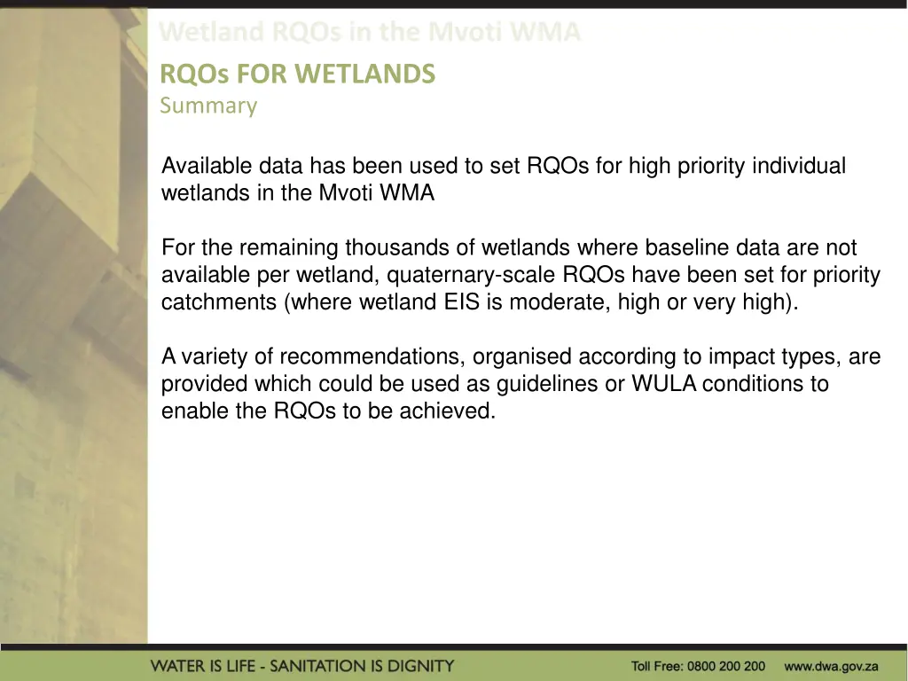 rqos for wetlands 2