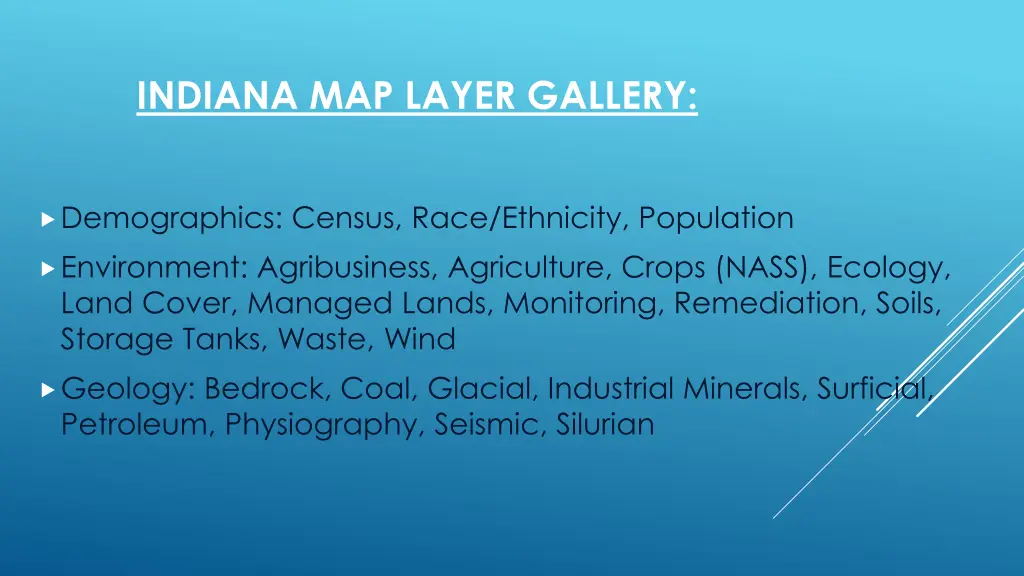 indiana map layer gallery