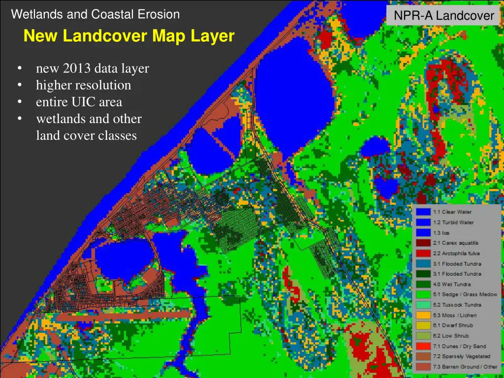 wetlands and coastal erosion new landcover